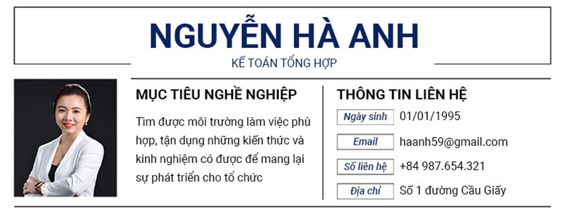 Thông Tin Cá Nhân