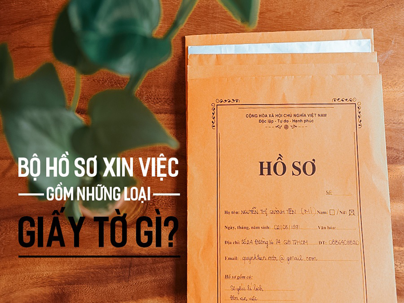 Chuẩn bị hồ sơ xin việc - lưu ý quan trọng