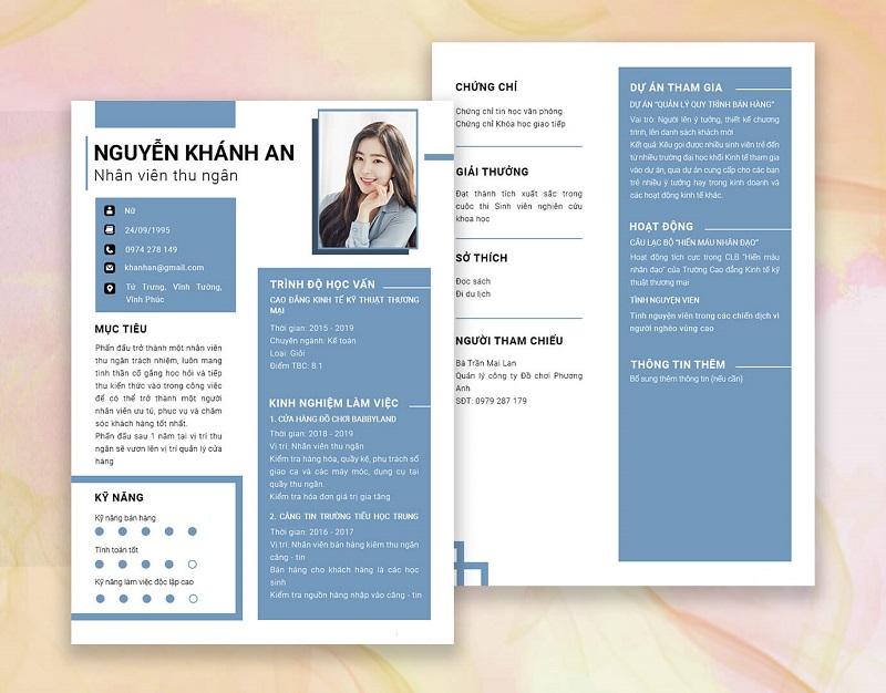 Tạo CV thui ngân chuyên nghiệp