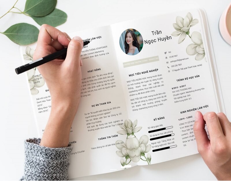 Lưu ý khi trình bày CV truyền thông