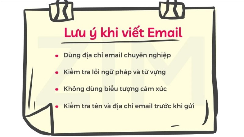 Những lưu ý khi viết email ứng tuyển