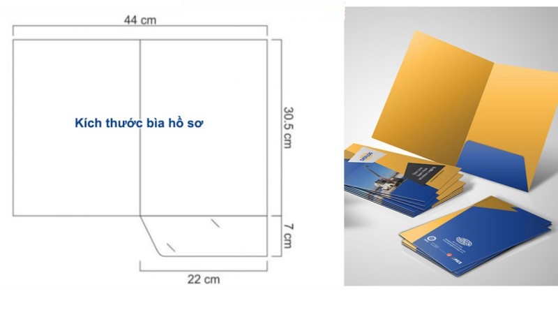Bìa hồ sơ ứng tuyển chuẩn