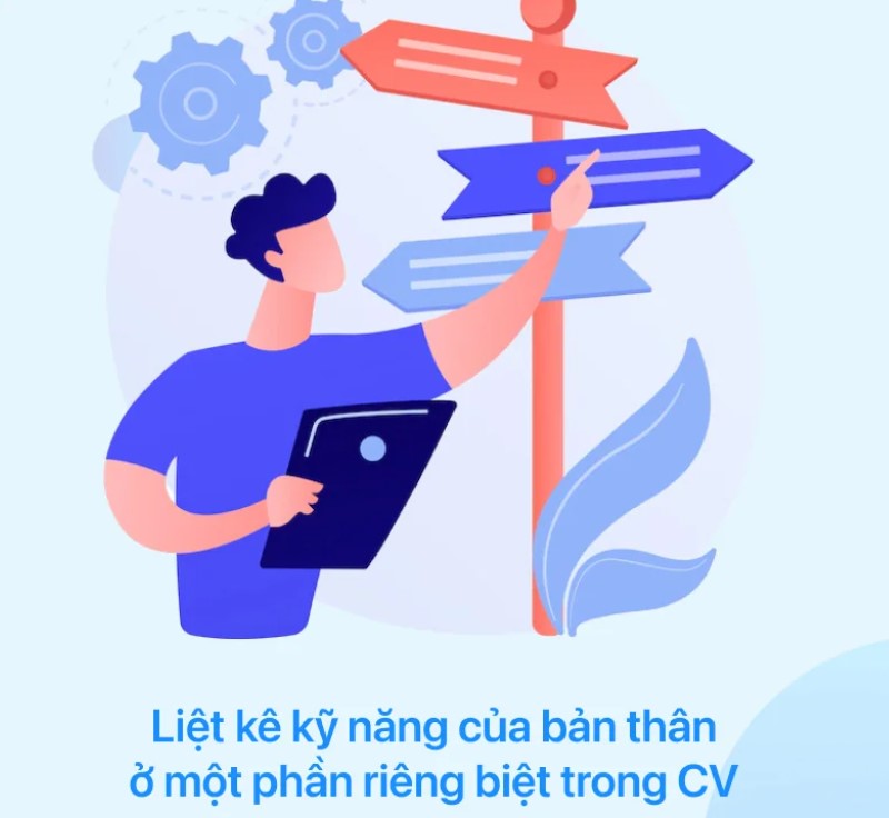 Vị trí thích hợp để trình bày Kỹ năng trong CV