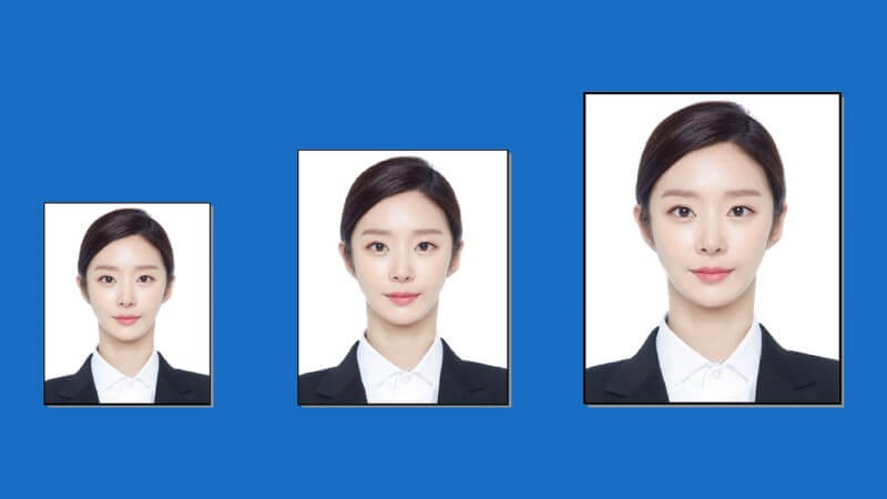 Kích thước nên chuẩn bị cho ảnh hồ sơ xin việc