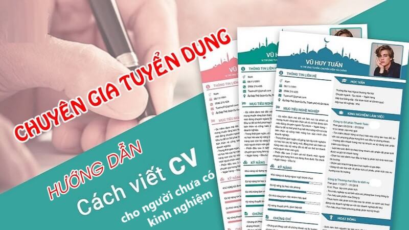Các mẫu CV chuẩn dành cho người chưa có kinh nghiệm