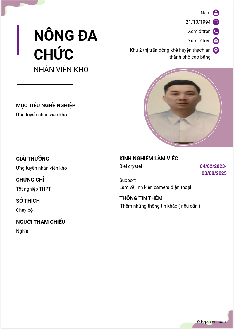 cv