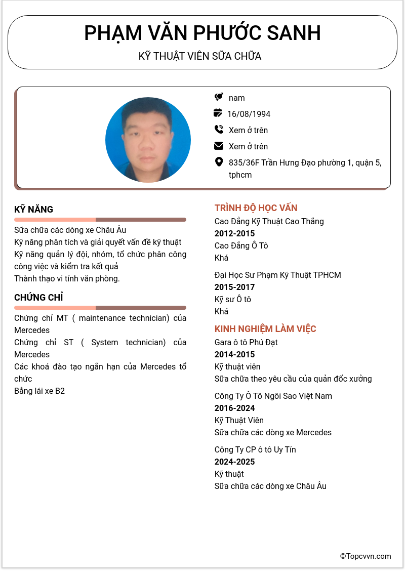 cv
