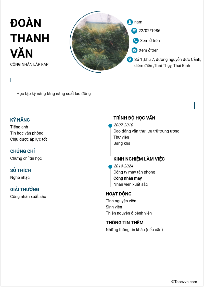 cv