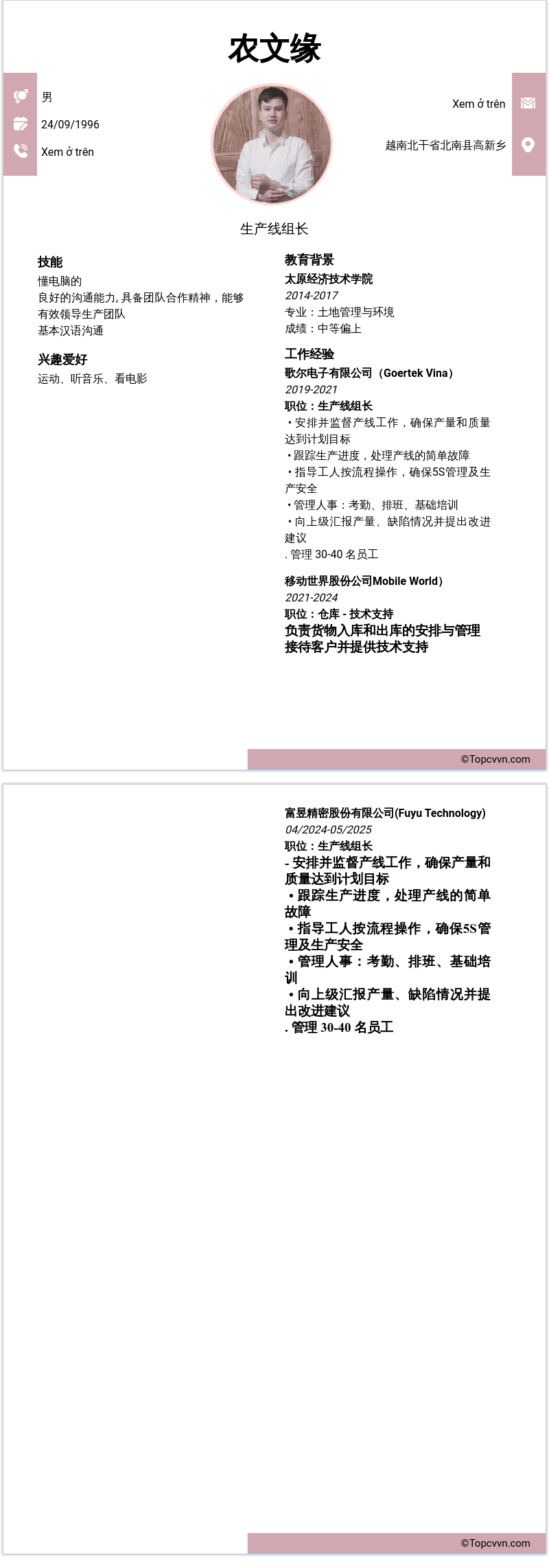 cv