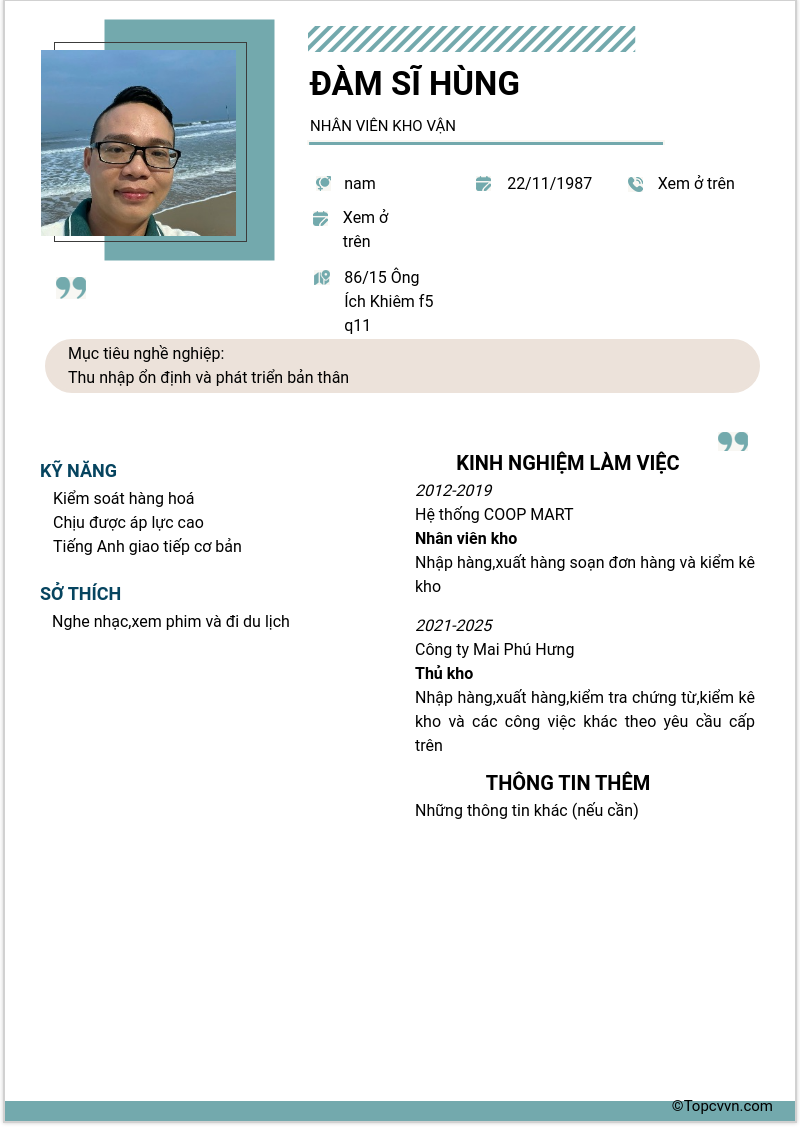 cv