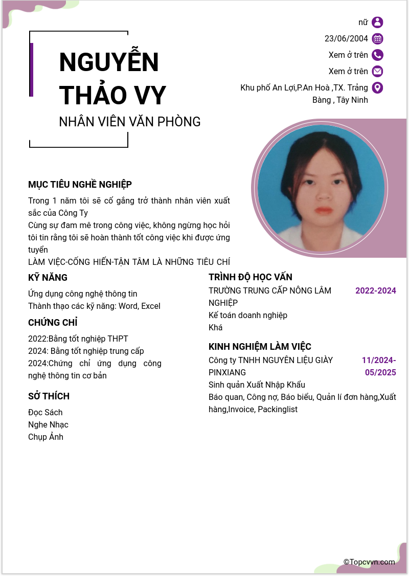 cv