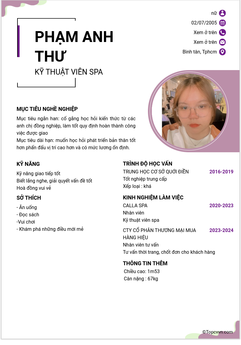 cv
