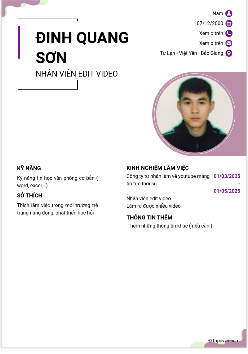 cv