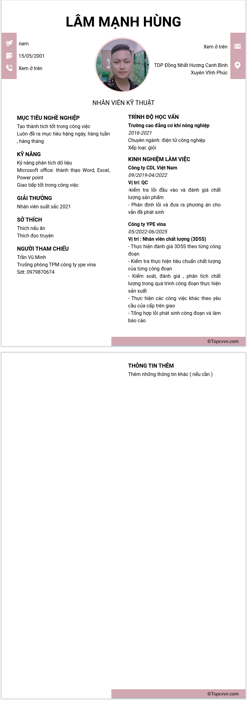 cv