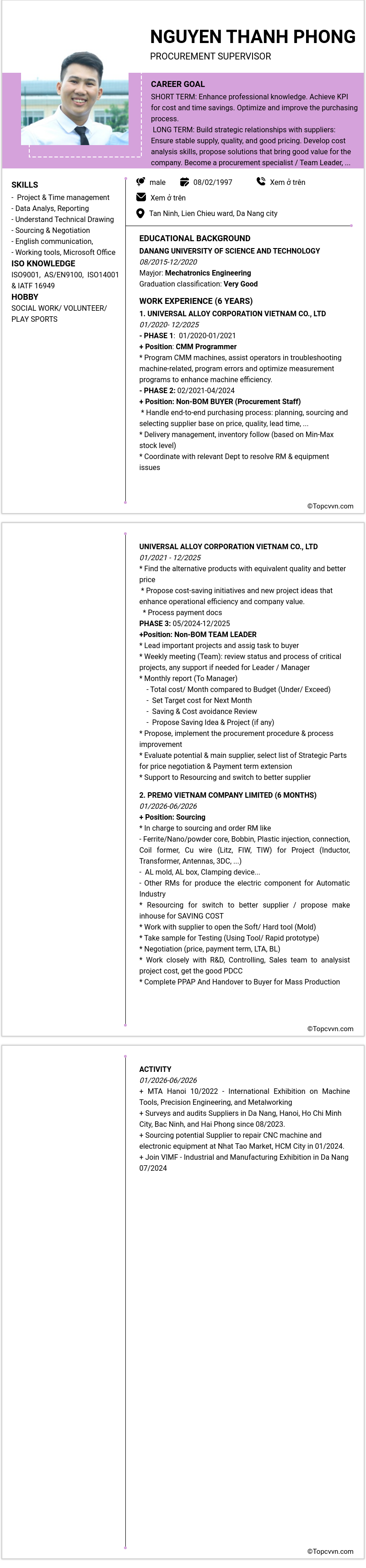 cv