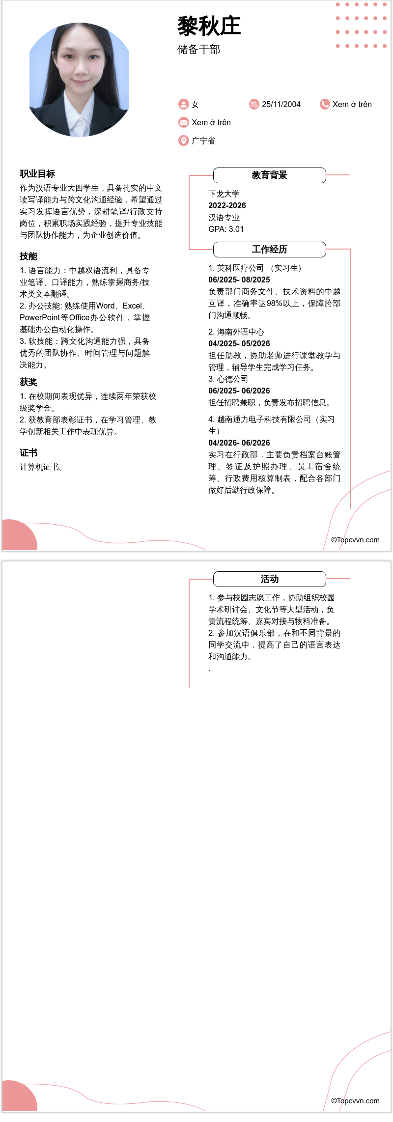 cv