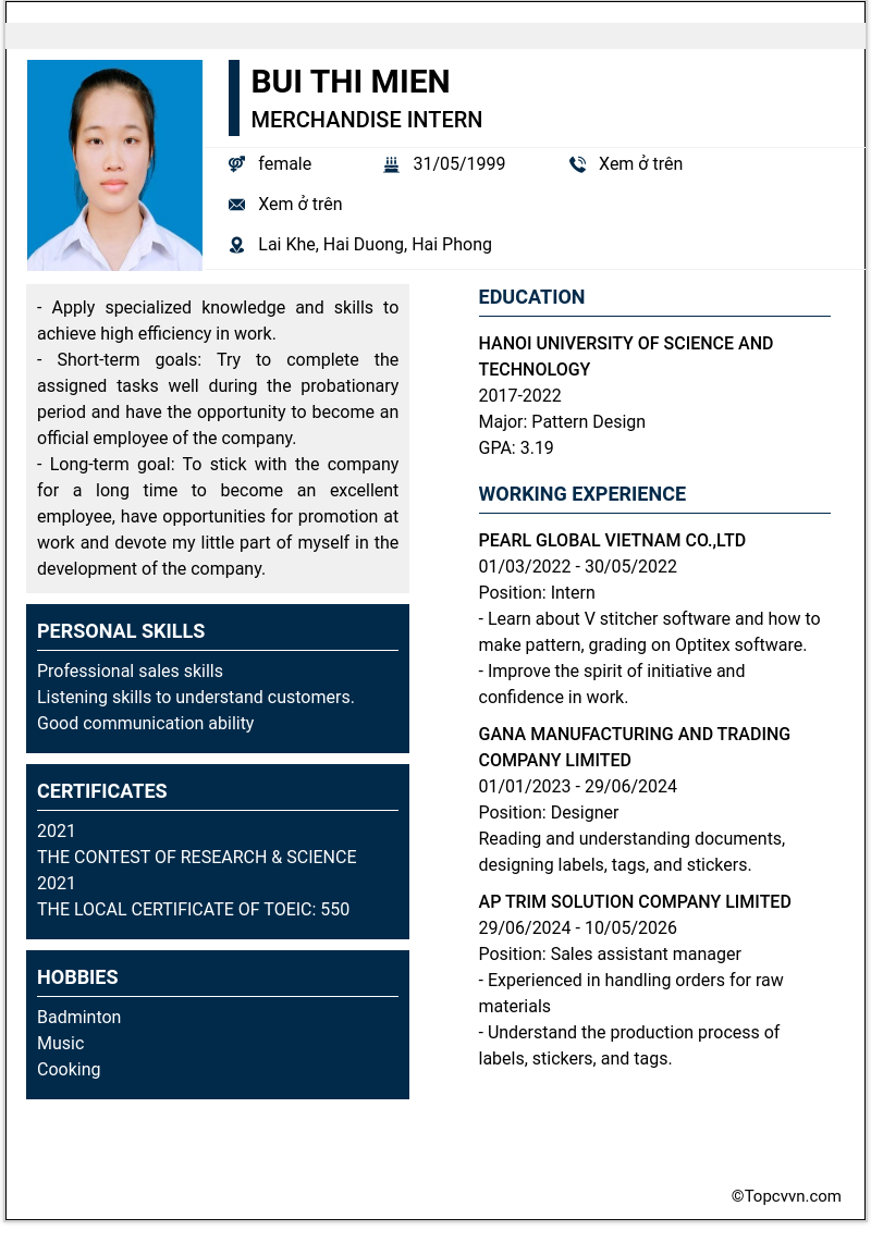 cv