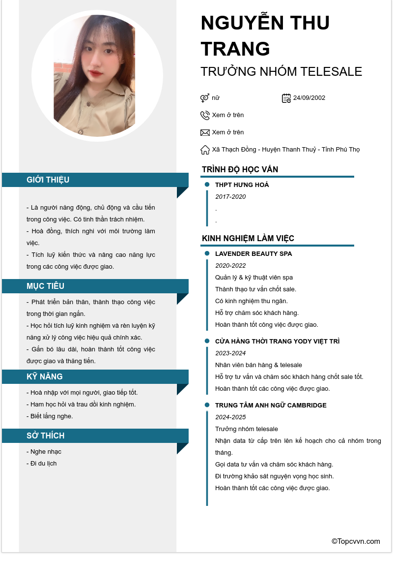 cv