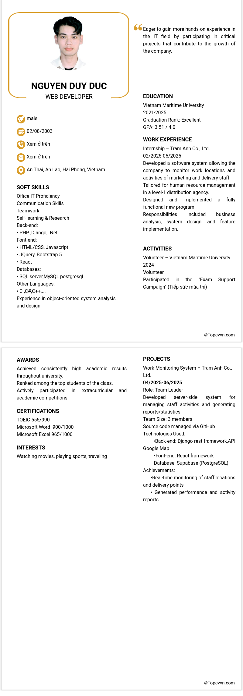 cv