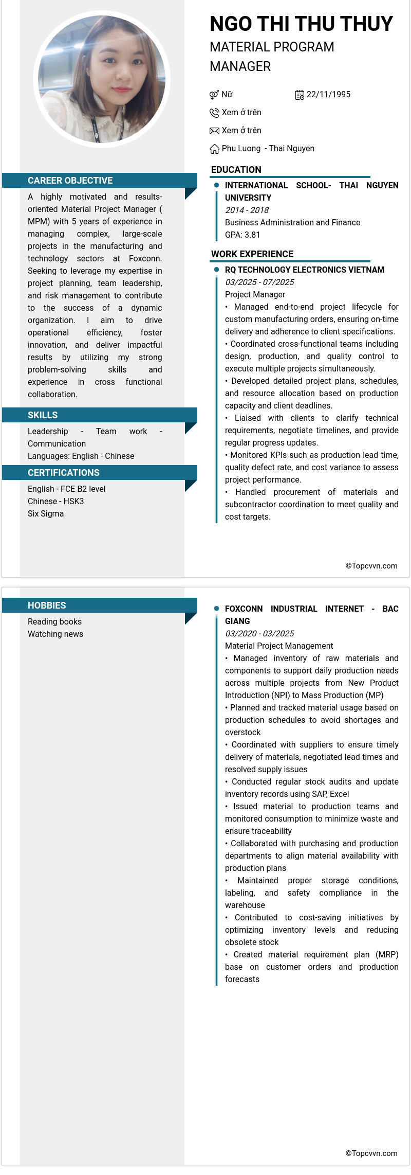 cv