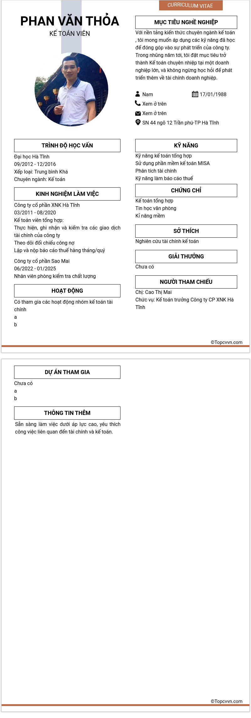 cv