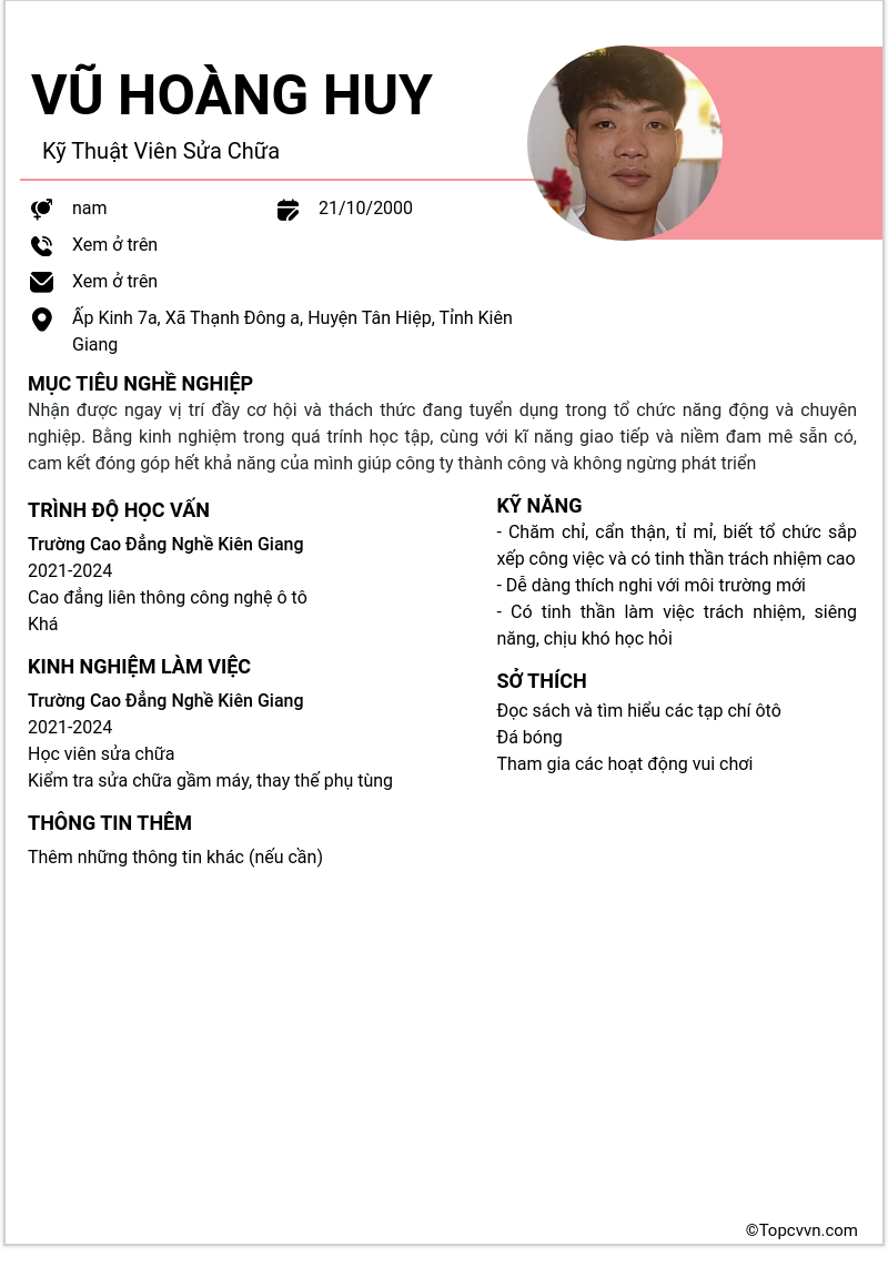 cv
